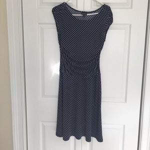 Enfocus Studio Dress Navy & White Size 10